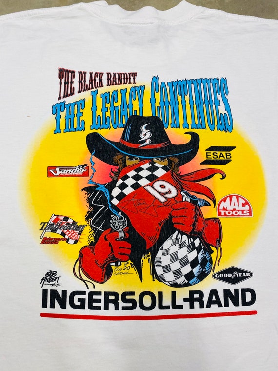 Vintage NIB 1998 Stevie Smith Sprint Car Tee - Sm… - image 4