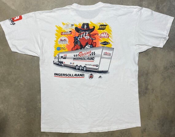 Vintage 1998 NIB Stevie Smith Sprint Car Tee - Sm… - image 2