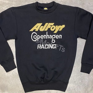 Rare! Vintage 1980’s AJ Foyt Stitched Indy Car Racing Crewneck  - Small