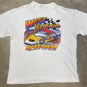 Vintage 1987 West Virginia Motor Speedway Tee - Large