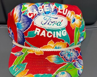 Vintage 1995 Casey Luna Ford Sprint Car Hat - SnapBack