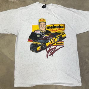Vintage 1993 Jimmy Spencer Meineke Ford Nascar Tee - XL