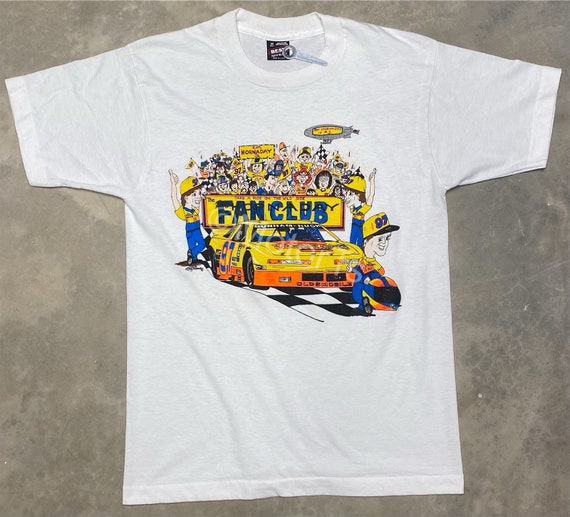 Rare Vintage 1993 Ron Hornaday Jr. Fan Club Racing Tee - Medium