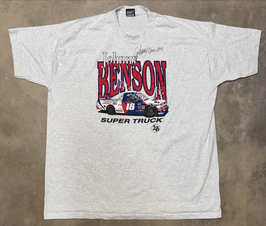 Vintage 1995 Johnny Benson Jr. Nascar Truck Series Tee - 2XL - Etsy