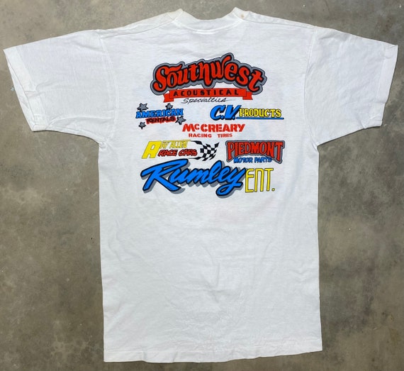 Rare! Vintage 1991 Paul Croft / Rumley Racing Tee… - image 2