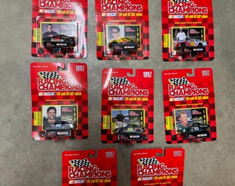 Vintage NOS 1997 Racing Champions NASCAR Die Cast 1/64 Scale Cars