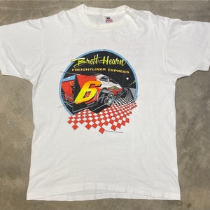 Vintage 1990 Brett “The Jet” Hearn Dirt Super Dirt Modified Tee - XL