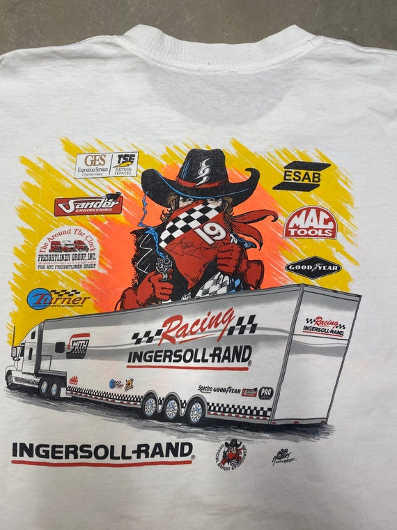 Vintage 1998 NIB Stevie Smith Sprint Car Tee - Sm… - image 4