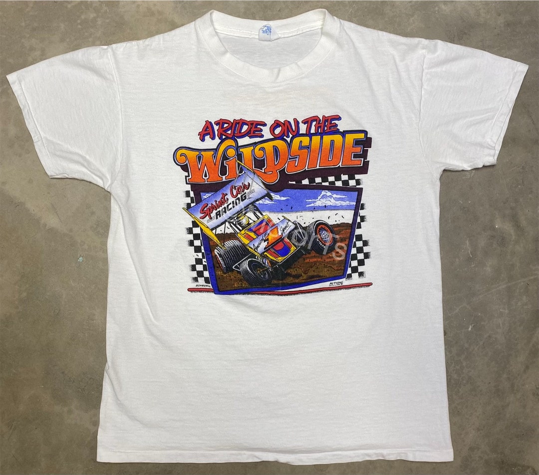 Vintage 1986 World of Outlaws take a Ride on the Wild Side Sprint Car ...