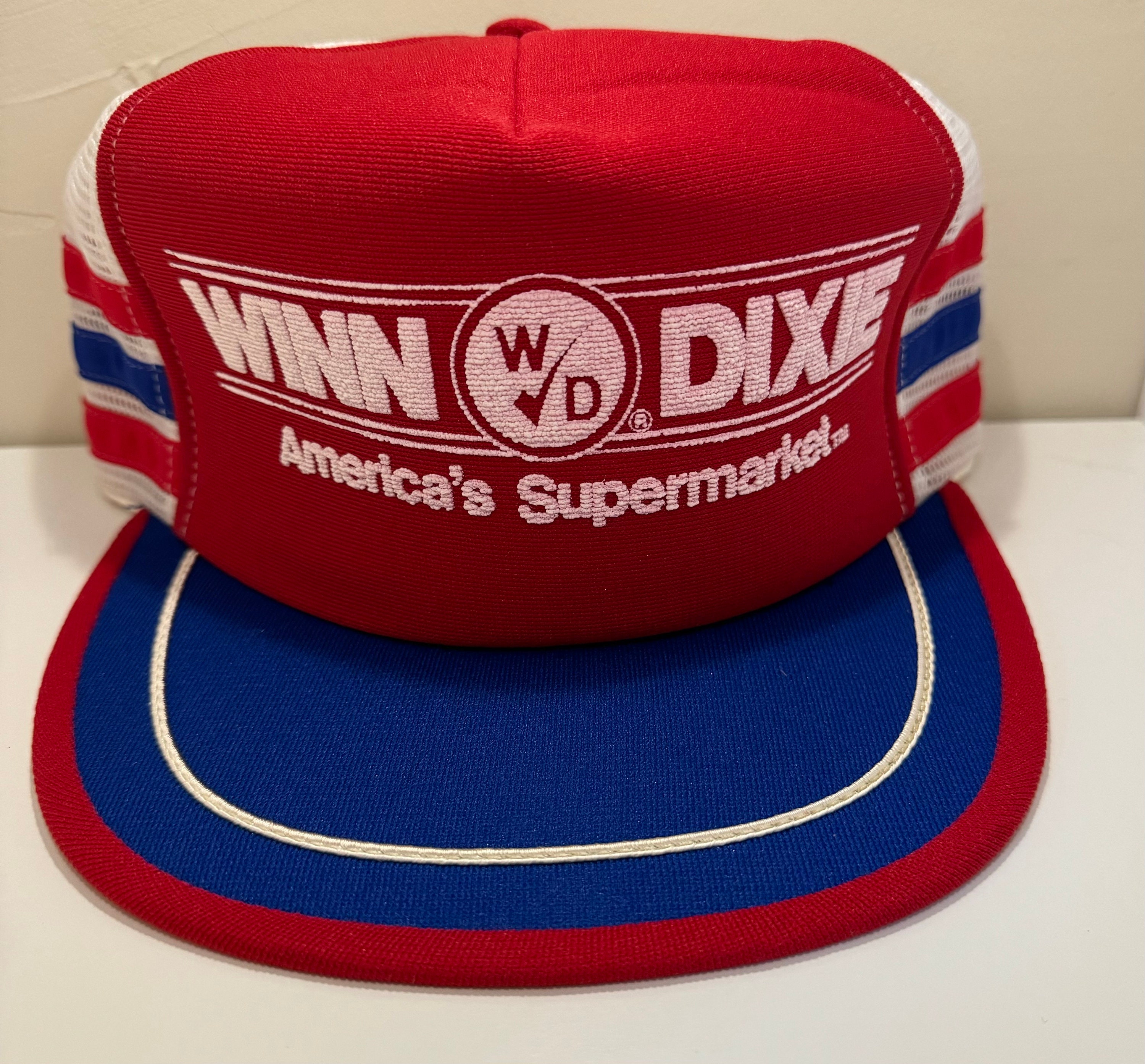 Casquette Snapback Vintage Winn Dixie - Années 70/80 - Thème "Harvest Fresh" - USA, Occasion