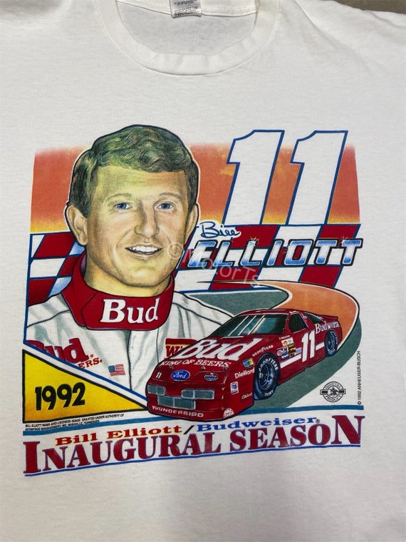 Vintage 1992 Bill Elliott Nascar Winston Cup Budweise… Gem