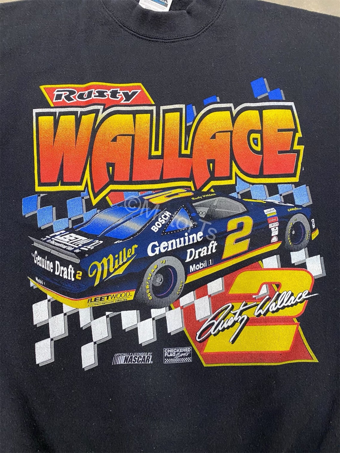 vintage rusty wallace nascar sweatshirt