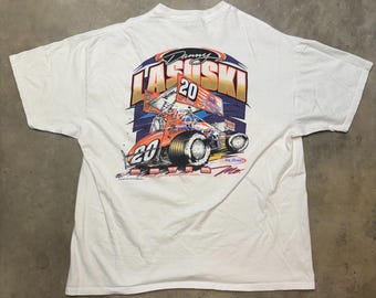 Vintage 2002 Danny “The Dude” Lasoski / Tony Stewart Racing Sprint Car Tee - XL