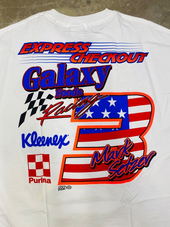 Rare NOS Vintage 1990s Mark Setzer / Galaxy Racing Late Model Tee - XL View 4