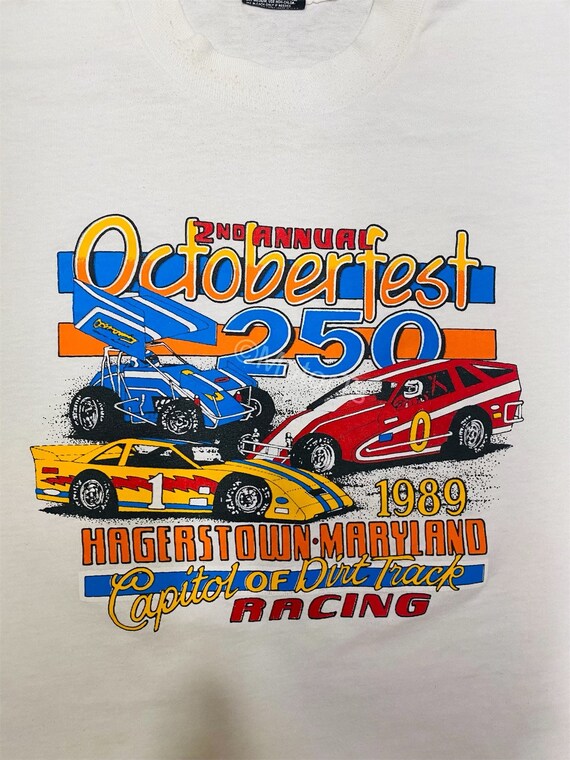 Vintage 1989 Hagerstown Speedway “2nd Annual Octo… - image 3