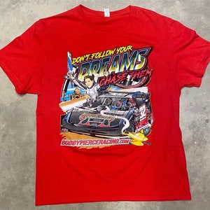 2021 Bobby Pierce “Balls to the Wall” Dirt Late Model Dream Racing Tee - Medium
