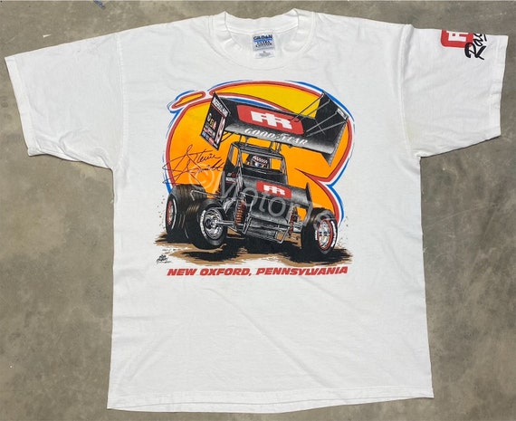 Vintage NIB 1998 Stevie Smith Sprint Car Tee - Sm… - image 1