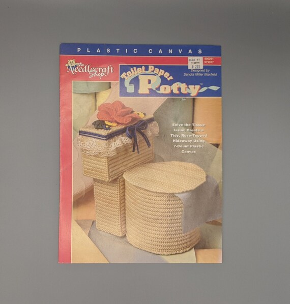 Plastic Canvas Toilet Paper Roll Cover Toilet Paper Potty Etsy