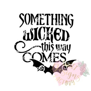 Halloween cookie stencil WA339