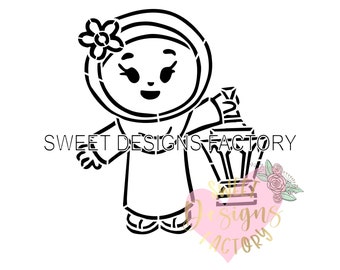Ramadan PYO cookie stencil. Matching cookie cutter available JTV185