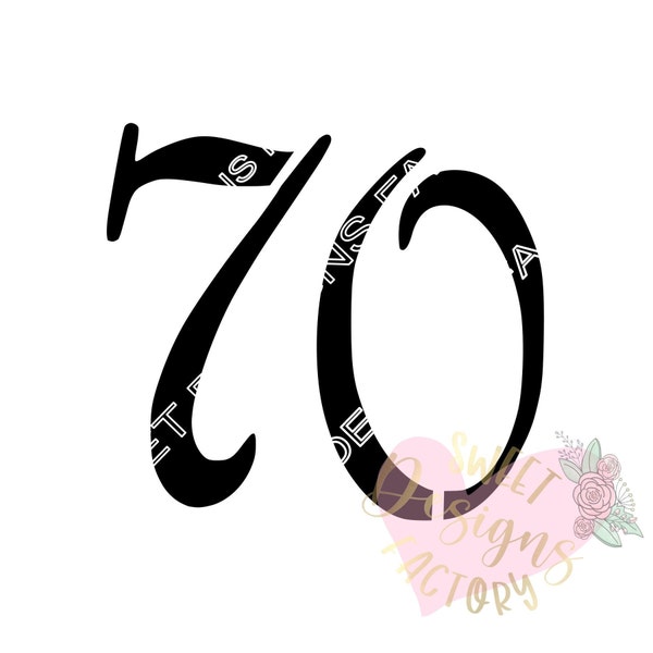 70th Birthday Cookies - Etsy