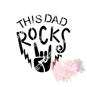 Father&#39;s day cookie stencil WF368