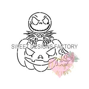 Halloween PYO cookie stencil Matching cookie cutter available H167