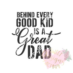 Father&#39;s day cookie stencil AV003
