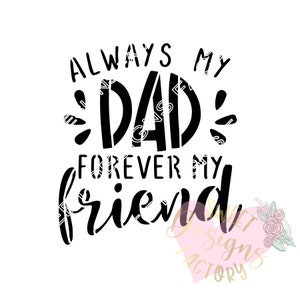 Father&#39;s day cookie stencil WF353