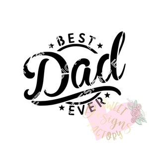 Father&#39;s day cookie stencil WF367