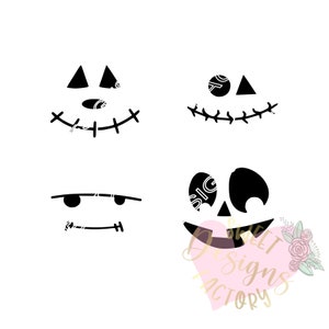 Halloween mini 1.5&quot; cookie stencil WA410