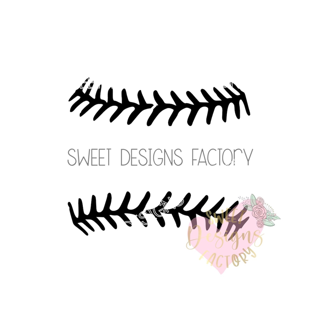 Baseball Stitches Cookie Stencil AL021 - Etsy
