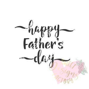Happy Father&#39;s day cookie stencil AV002