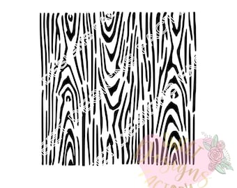 Wood grain background pattern cookie stencil LTW75