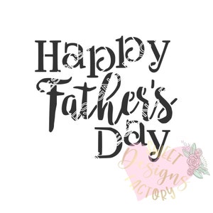 Happy Father&#39;s day cookie stencil MY0056