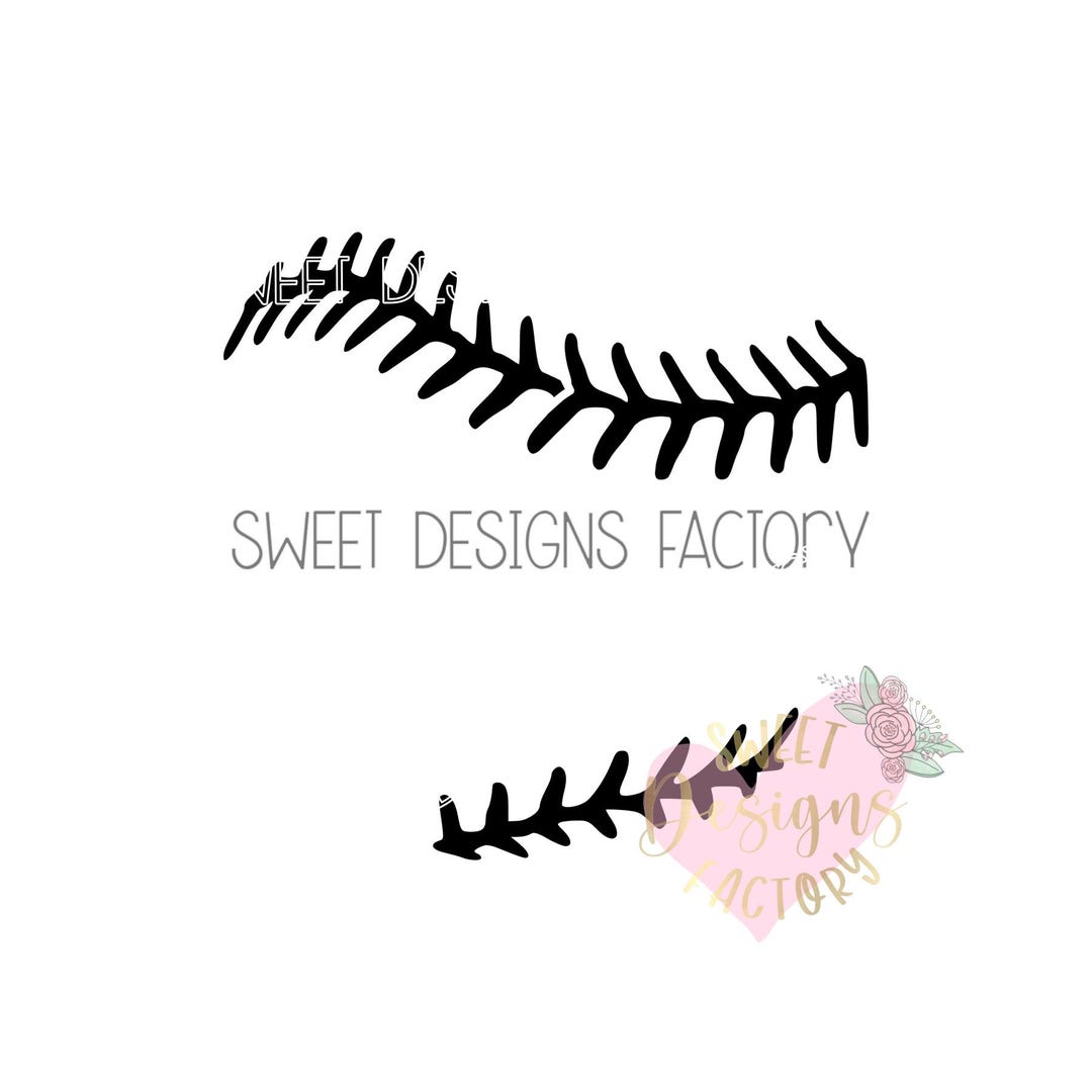 Baseball Stitches Cookie Stencil AL020 - Etsy