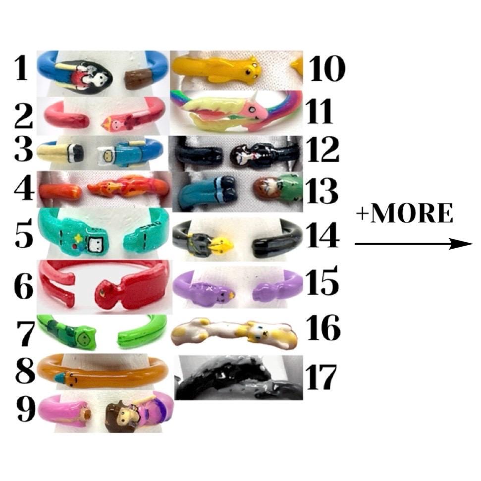 Character Rings - Etsy