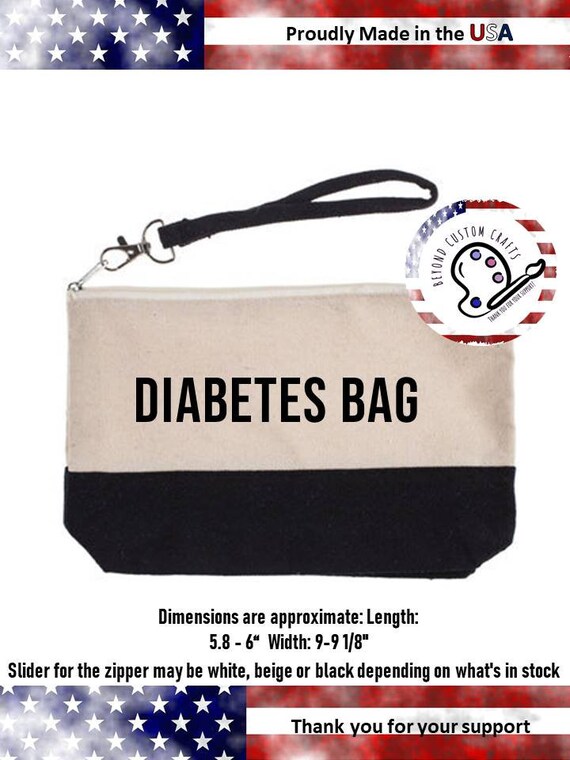 Diabetes Pouch Bag Diabetic Holder Travel Bag Etsy