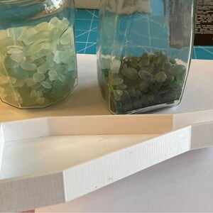 Sea glass sorting tray - great for glass, beads or small items - ideal for crafters - can be personalised