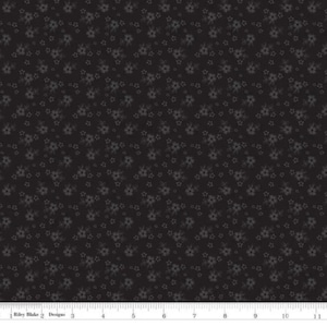 Calico Tone on Tone Black by Riley Blake Designs - C740-110BLACK/ fabric by the yard