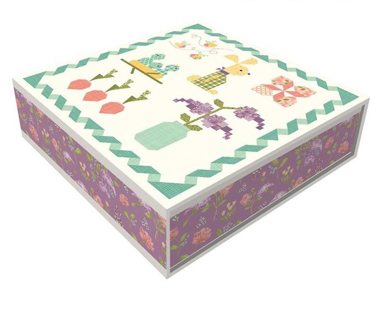 SPRING SAMPLER Boxed Quilt Kit by Riley Blake Designs. Includes Adel in ...