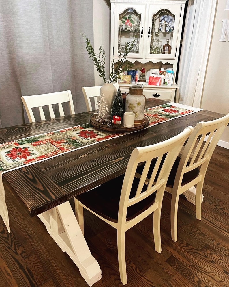Farmhouse Dining Room Table Plans Etsy