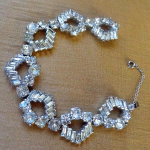 Eisenberg bracelet with clear crystals