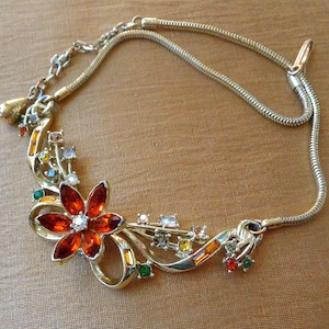 Colorful Jewelcraft  floral necklace
