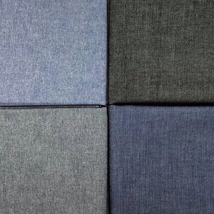 Chambray aus 100% Baumwolle