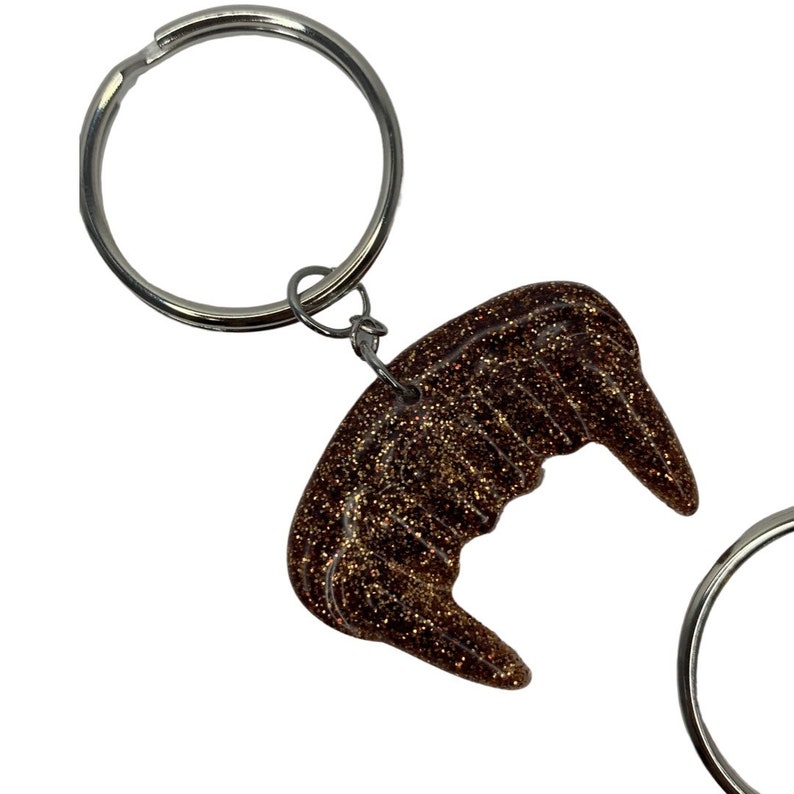 vampire keychain fang resin keychain charm with keyring