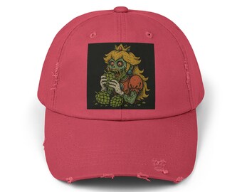 Zombie Princess Unisex Distressed Cap