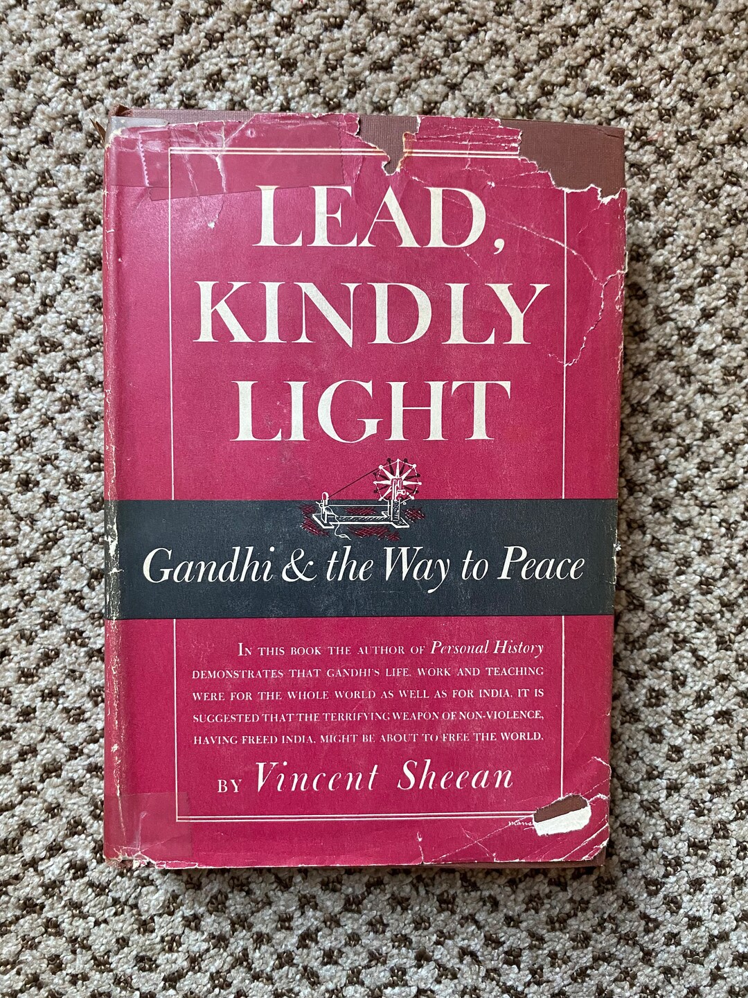 Lead, Kindly Light Gandhi and the Way of Peace Vincent Sheean Etsy