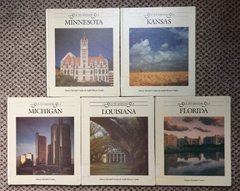 From Sea to Shining Sea Books - Minnesota, Kansas, Michigan, Louisiana, Florida - Dennis Brindell Fradin & Judith Bloom Fradin