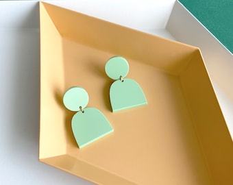 The Lad | Mint Green Earrings